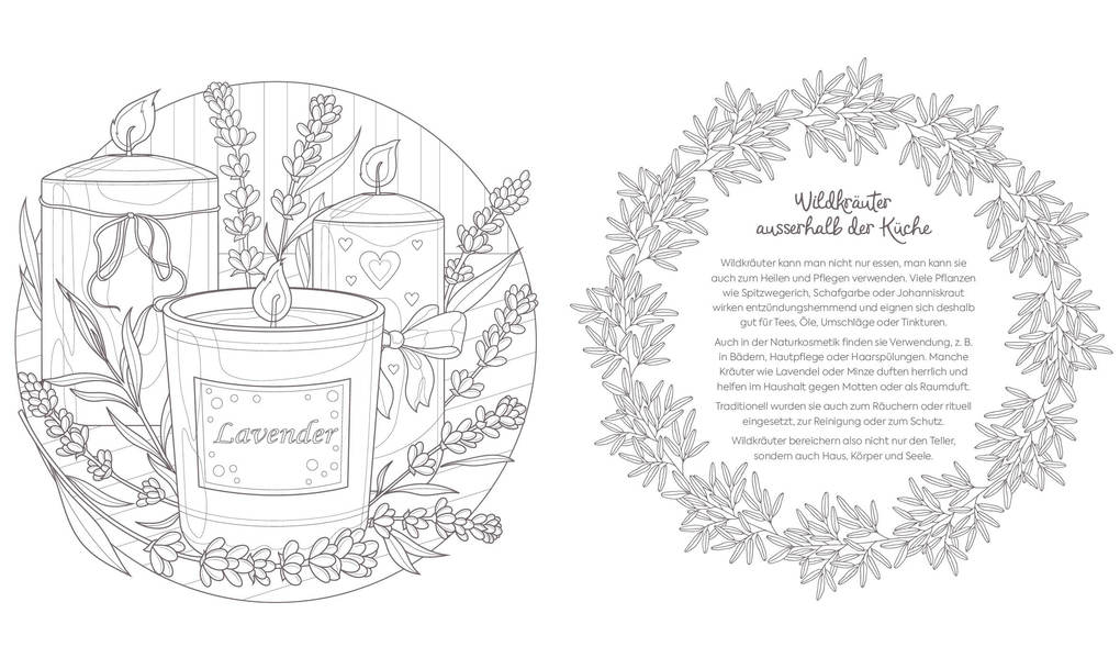 Weitere Ansicht: Ausmalreise Kräuterduft und Wanderlust