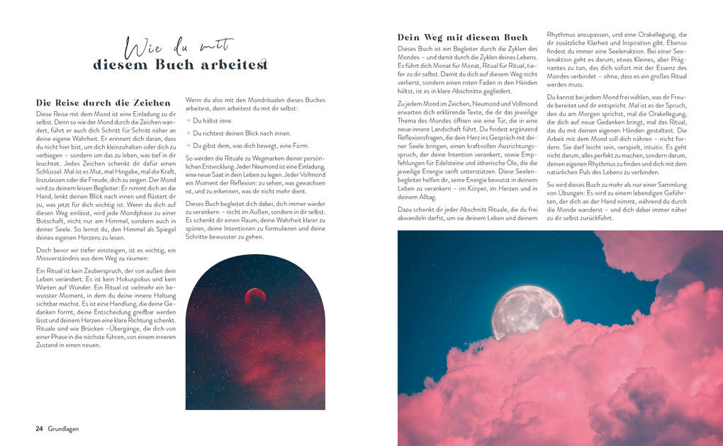 Weitere Ansicht: Mond-Rituale - Aktiviere die Energie der Tierkreiszeichen | Dein Jahresbegleiter mit Orakellegungen, Yoga-Übungen & Mantras für deine Meditationspraxis | Beate Tschirch