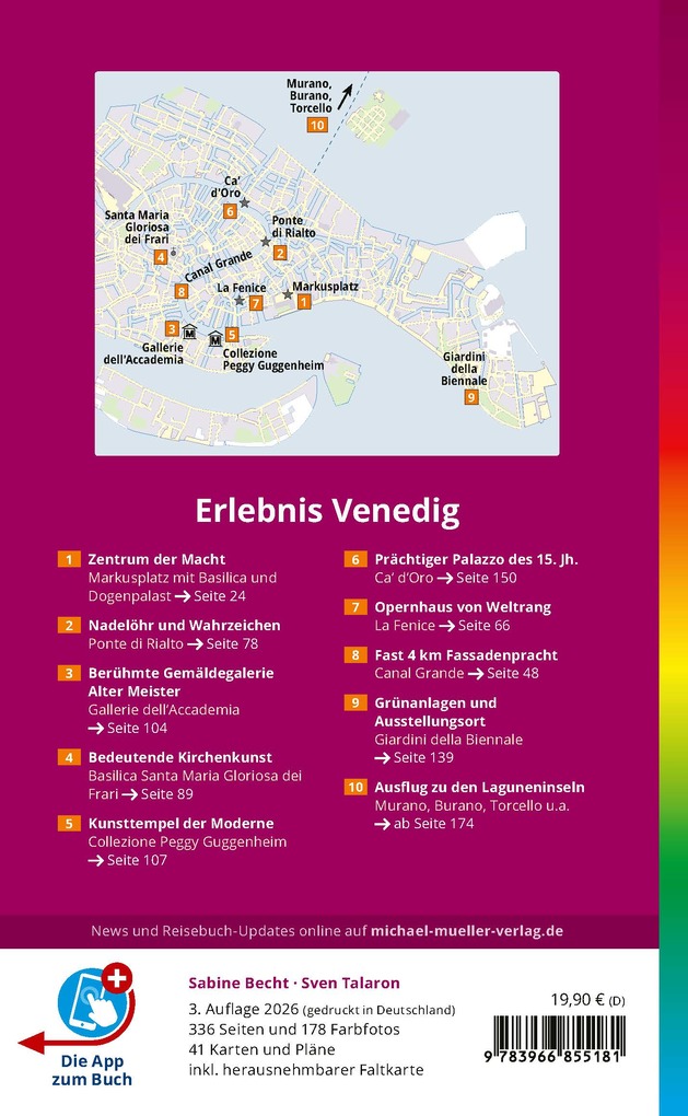 Weitere Ansicht: MICHAEL MÜLLER REISEFÜHRER Venedig MM-City | Sven Talaron, Sabine Becht
