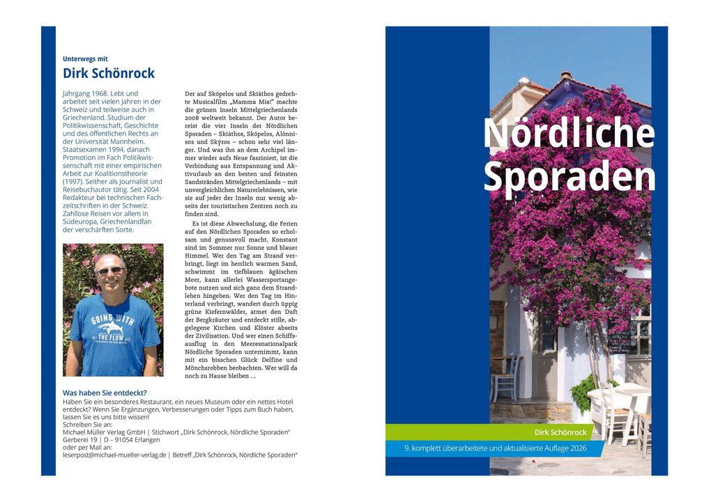 Weitere Ansicht: MICHAEL MÜLLER Reiseführer Nördliche Sporaden | Dirk Schönrock