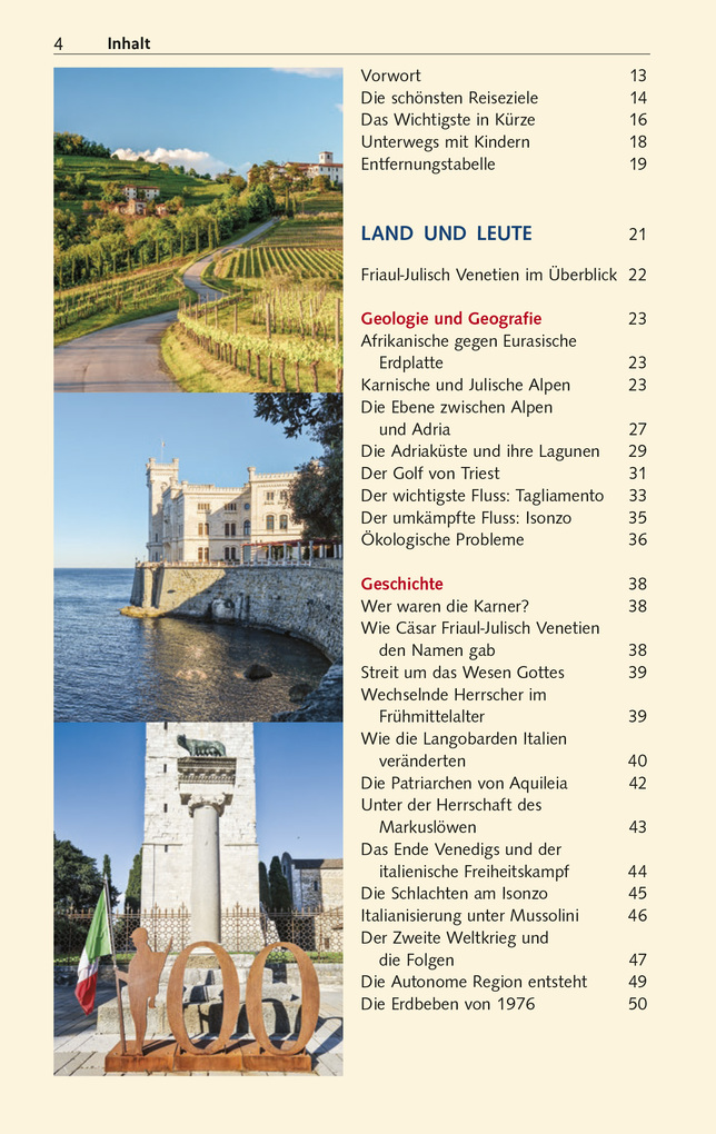 Weitere Ansicht: TRESCHER Reiseführer Friaul - Julisch Venetien | Sabine Herre