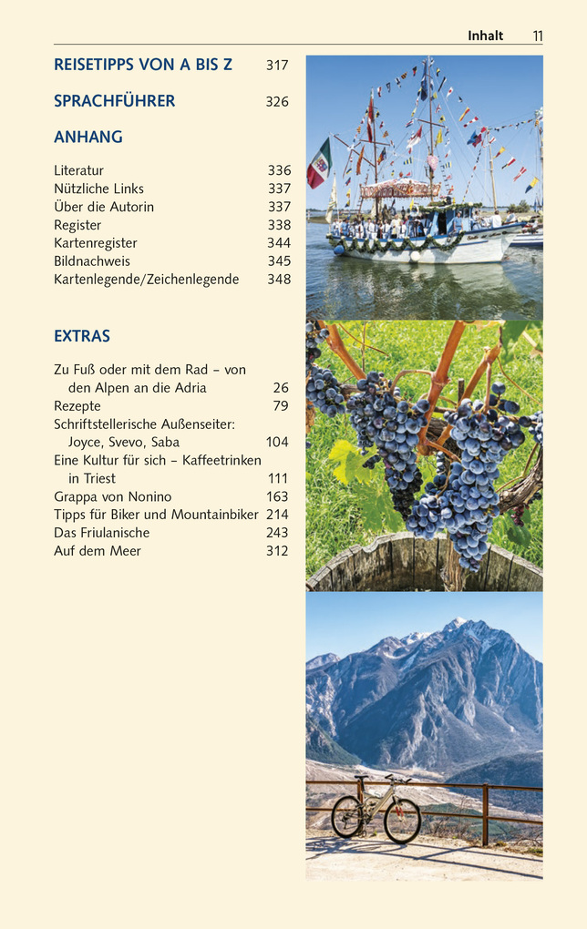 Weitere Ansicht: TRESCHER Reiseführer Friaul - Julisch Venetien | Sabine Herre