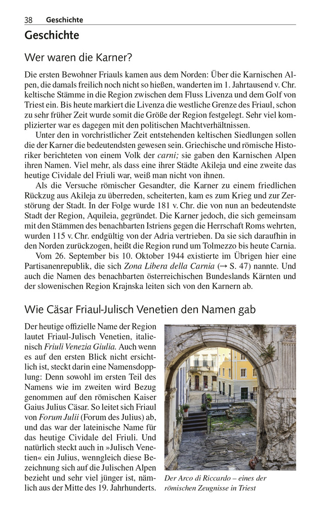 Weitere Ansicht: TRESCHER Reiseführer Friaul - Julisch Venetien | Sabine Herre