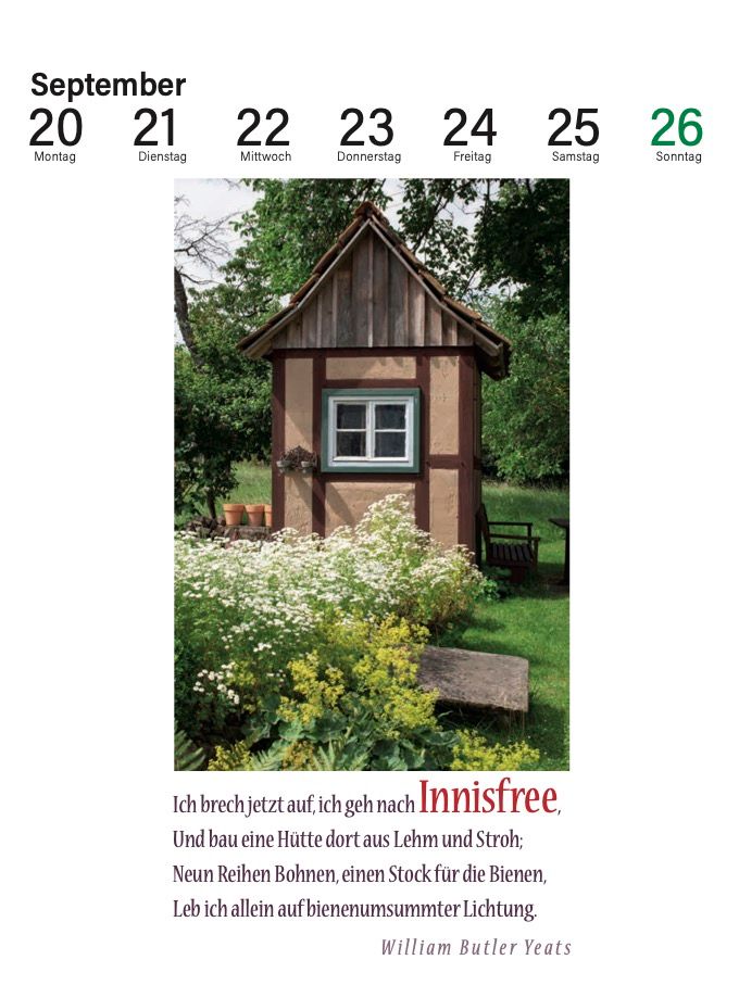 Weitere Ansicht: Der literarische Gartenkalender 2027