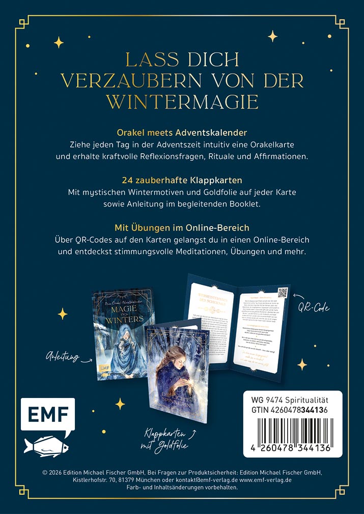 Weitere Ansicht: Orakel-Adventskalender: Magie des Winters | Beate Tschirch