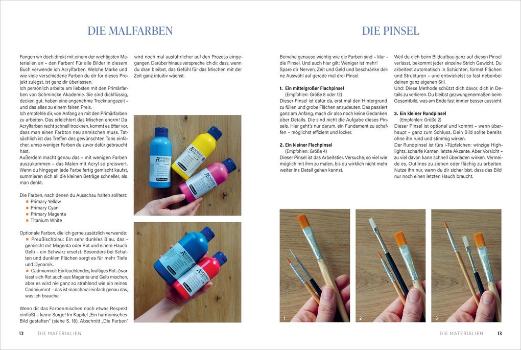 Weitere Ansicht: Shanias magisches Acryl-Atelier: Malen auf Mini-Leinwänden | Shania Bos