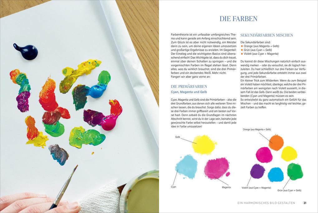 Weitere Ansicht: Shanias magisches Acryl-Atelier: Malen auf Mini-Leinwänden | Shania Bos