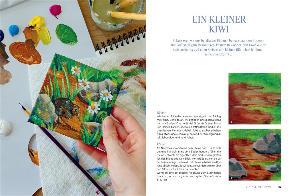 Weitere Ansicht: Shanias magisches Acryl-Atelier: Malen auf Mini-Leinwänden | Shania Bos