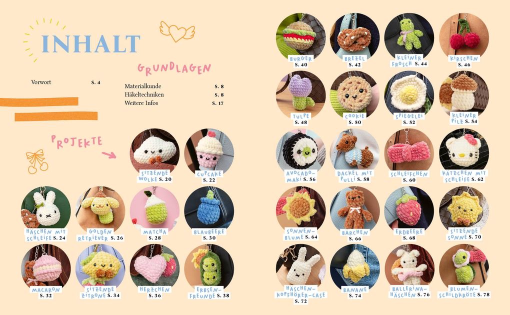 Weitere Ansicht: Make it yours! Supersüße Bag Charms häkeln mit @therapyonmyhook | Lina-Marie Bornewasser