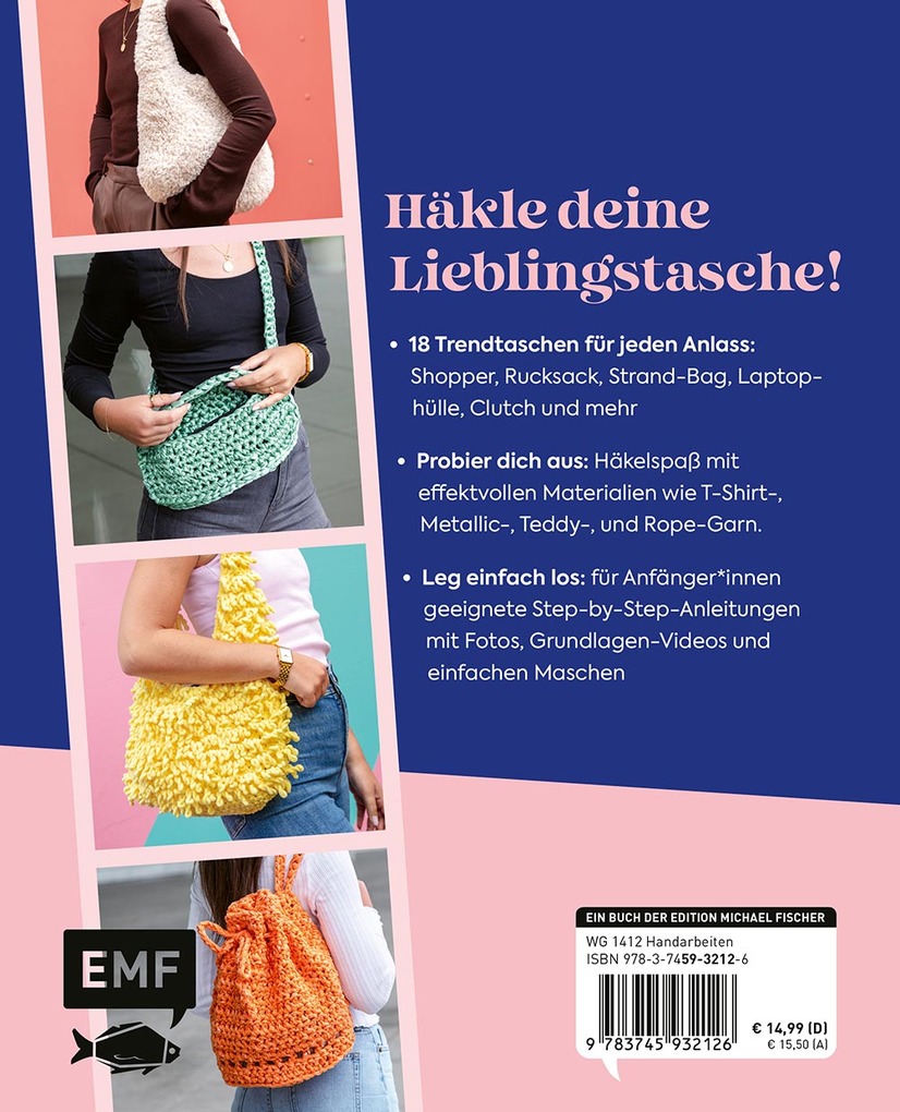 Weitere Ansicht: My Crochet Bag - Handtaschen häkeln | Laura Nötzold