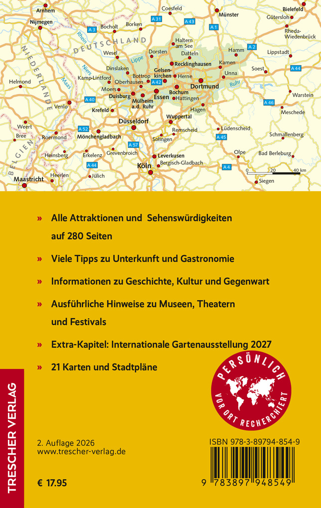 Weitere Ansicht: TRESCHER Reiseführer Ruhrgebiet | Alexander und Friederike Richter