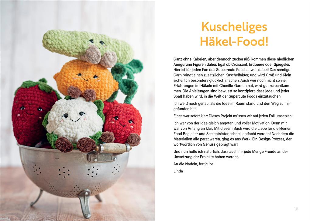 Weitere Ansicht: Supercute Food häkeln | Linda Urbanneck