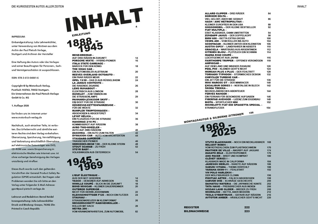 Weitere Ansicht: Die kuriosesten Autos aller Zeiten | Walther Wuttke
