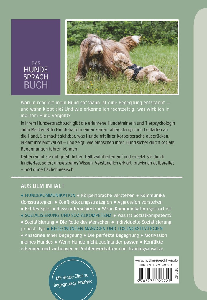 Weitere Ansicht: Das Hundesprachbuch | Julia Recker-Nitri