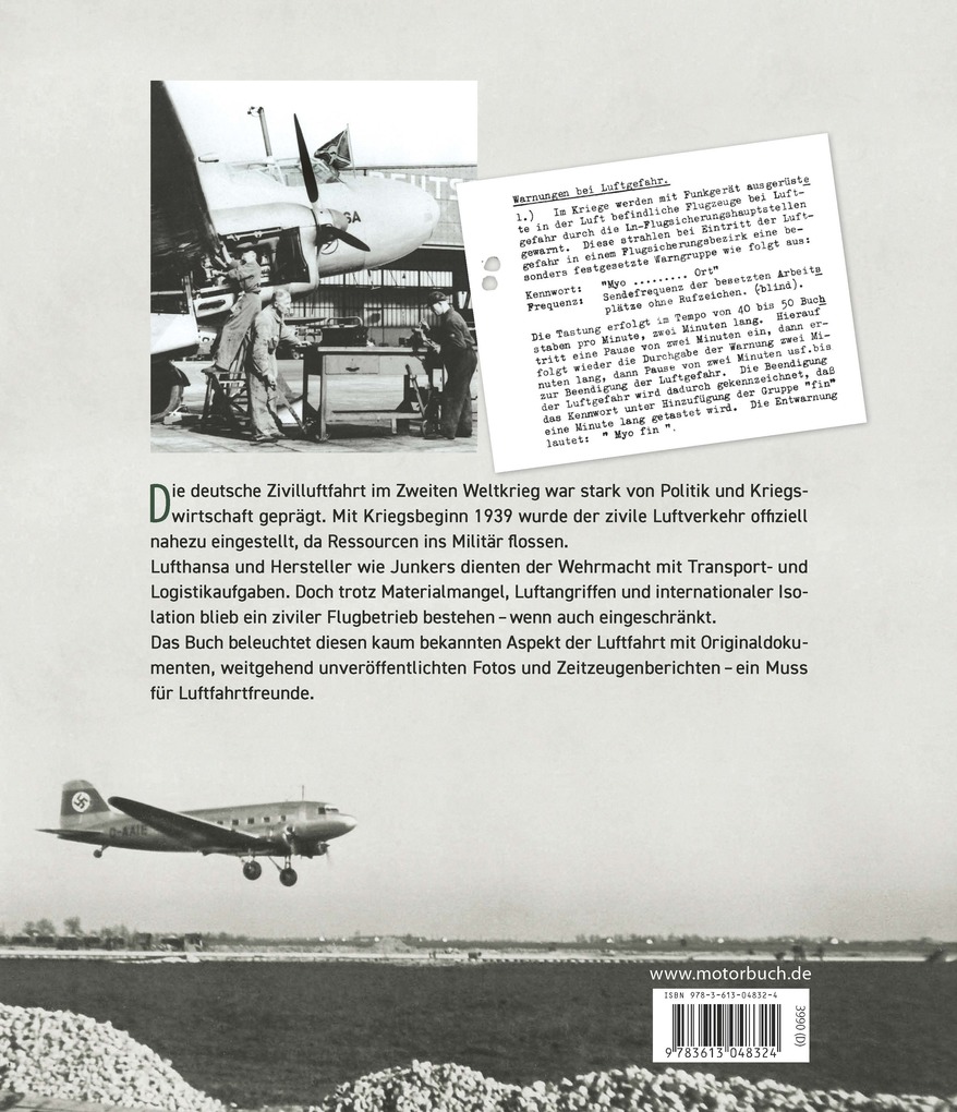 Weitere Ansicht: Deutsche Zivilluftfahrt im Zweiten Weltkrieg | Werner Bittner