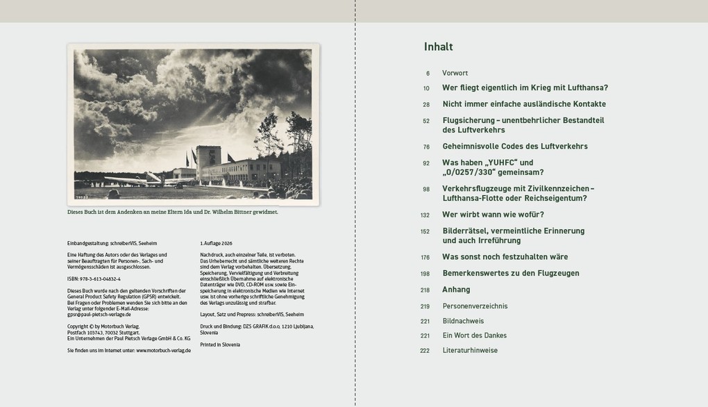 Weitere Ansicht: Deutsche Zivilluftfahrt im Zweiten Weltkrieg | Werner Bittner