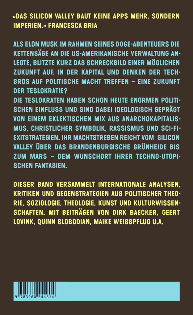 Weitere Ansicht: Teslokratie