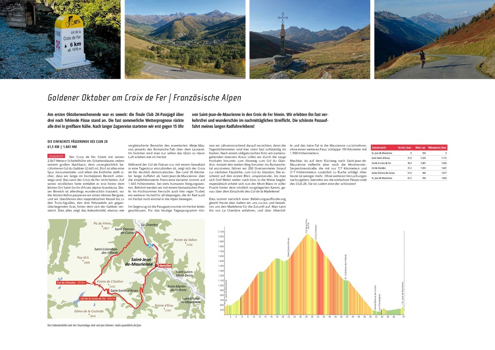 Weitere Ansicht: quäldich.de-Rennrad-Kalender 2026 Format DIN A2