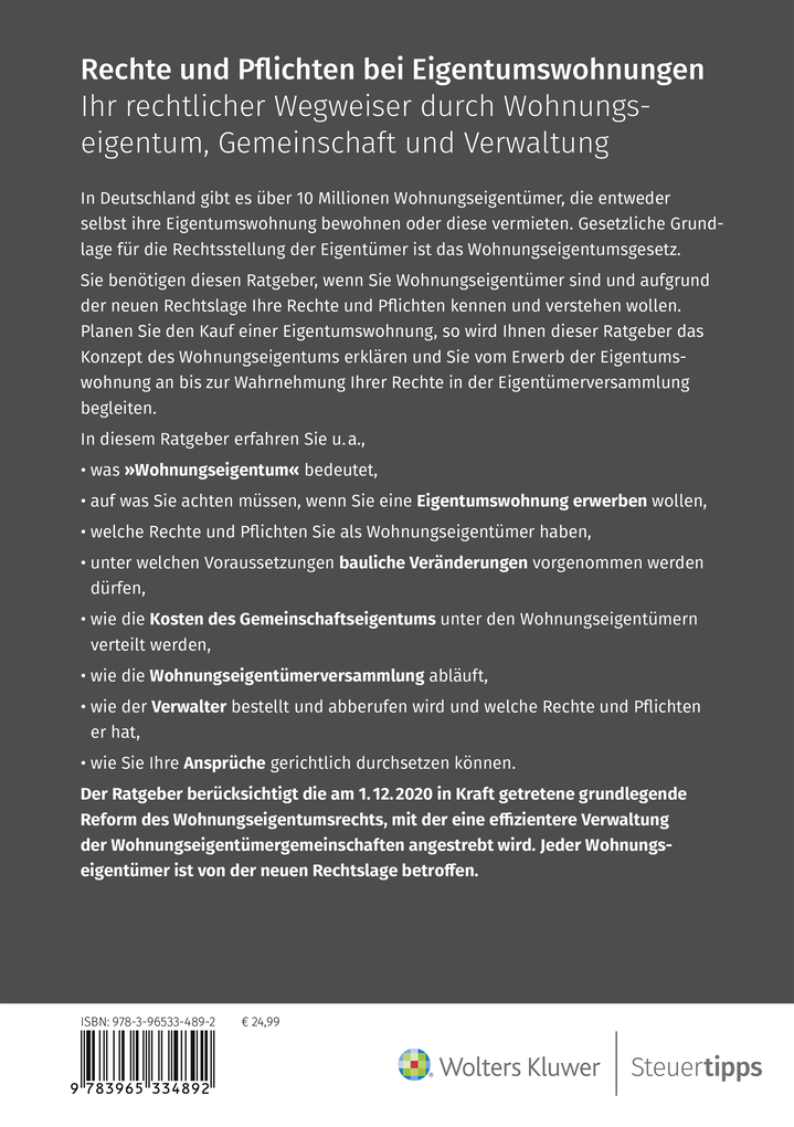 Weitere Ansicht: Rechte und Pflichten bei Eigentumswohnungen | Otto N. Bretzinger