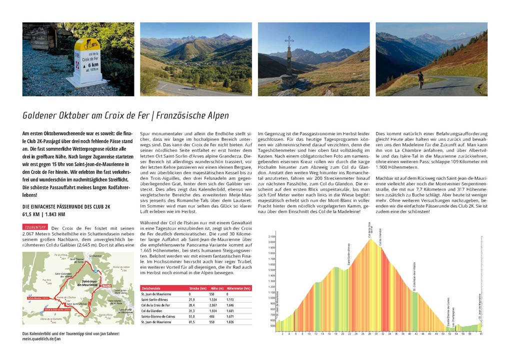 Weitere Ansicht: quäldich.de-Rennrad-Kalender 2026 Format DIN A3