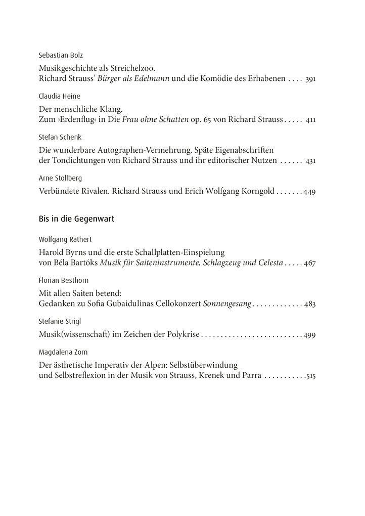 Weitere Ansicht: Von der Musik ausgehen