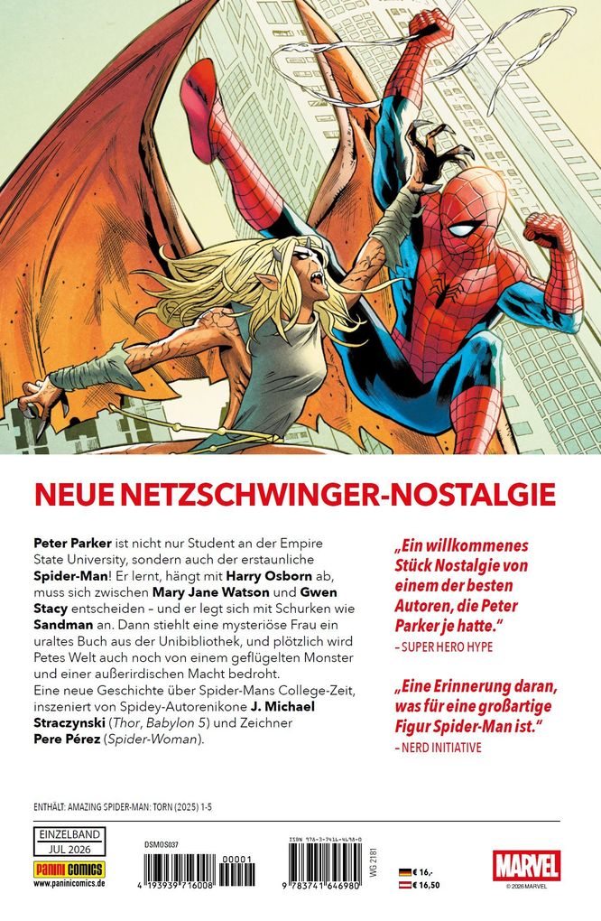 Weitere Ansicht: Spider-Man: Lehrjahre | J. Michael Straczynski, Pere Pérez, Carolin Hidalgo