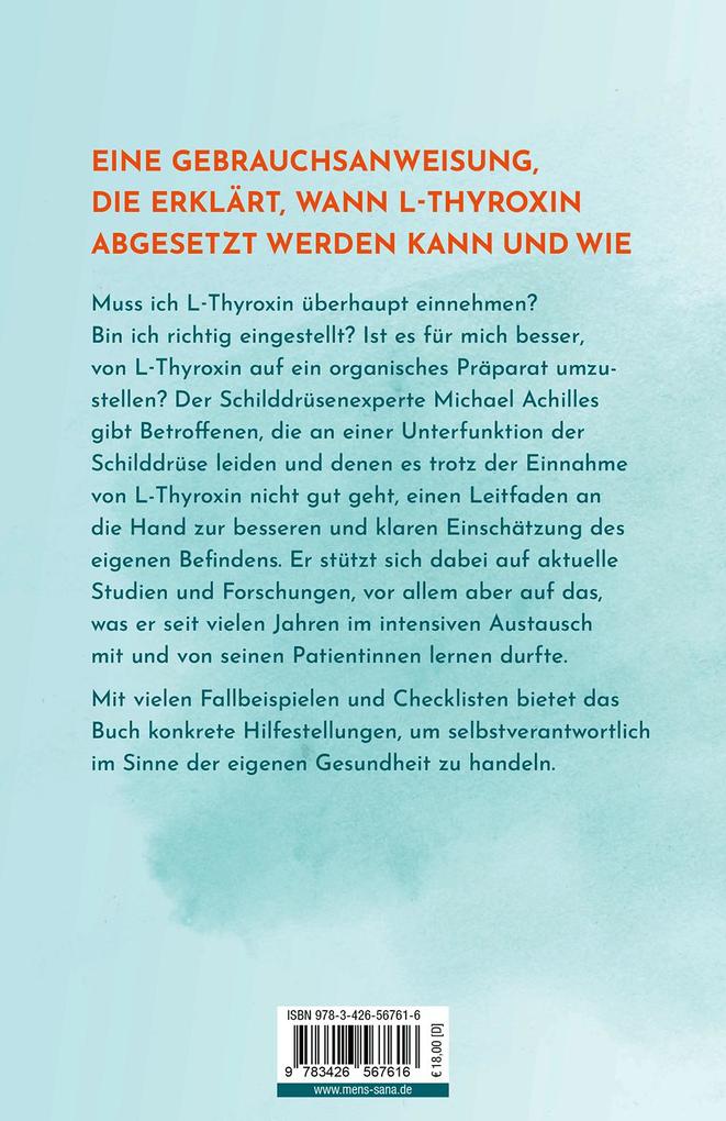 Weitere Ansicht: L-Thyroxin ein Leben lang? | Michael Achilles