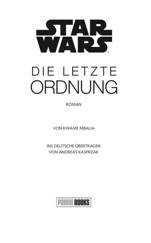 Weitere Ansicht: Star Wars: Die letzte Order | Kwame Mbalia