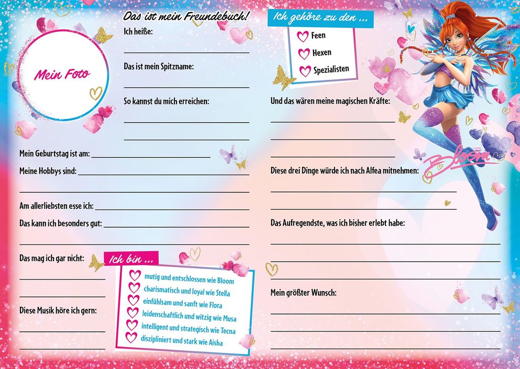 Weitere Ansicht: Winx Club: Meine Freunde | Panini