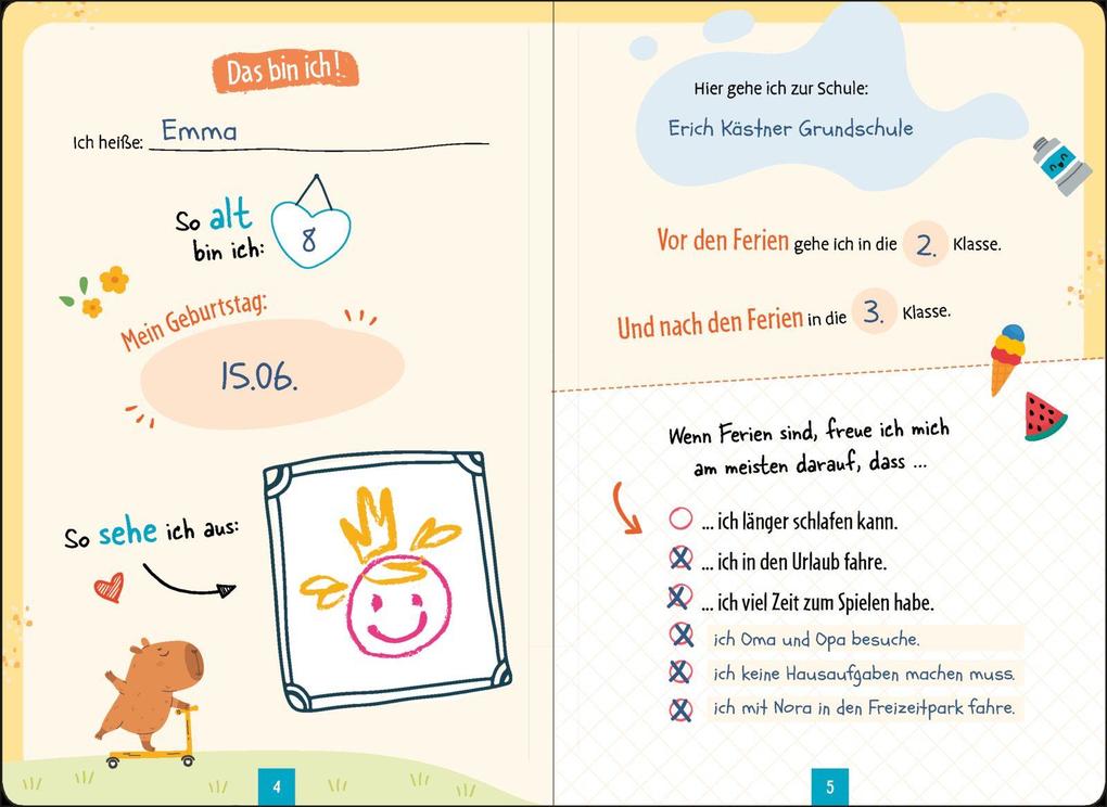 Weitere Ansicht: Meine kunterbunte Ferienzeit