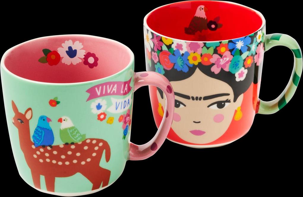 Weitere Ansicht: Fiesta del Sol Kaffeebecher Frida Kahlo, 350 ml