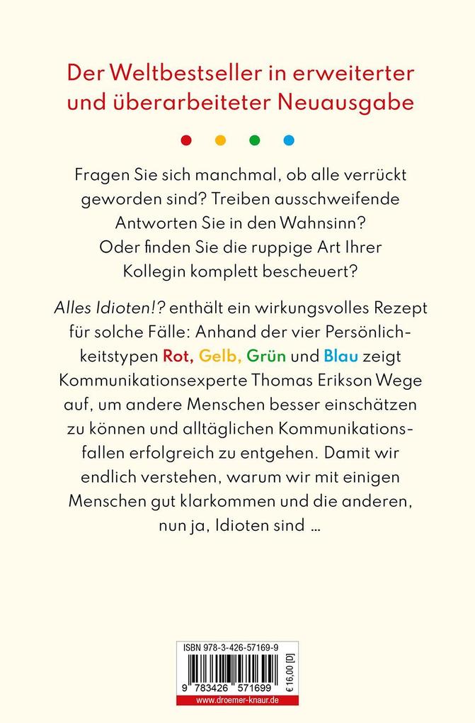 Weitere Ansicht: Alles Idioten!? | Thomas Erikson