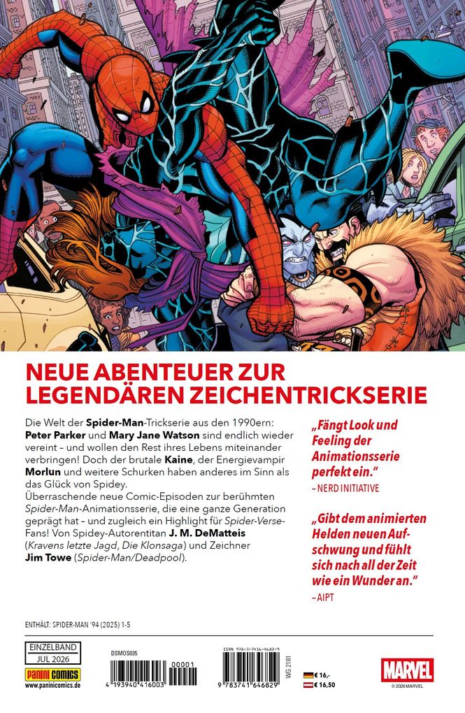 Weitere Ansicht: Spider-Man `94: Liebe und Klone | J.M. DeMatteis, Jim Towe