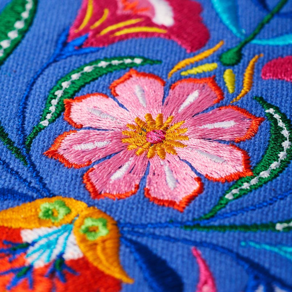 Weitere Ansicht: Fiesta del Sol Notizbuch bestickt A5 - 240 Seiten, königsblau