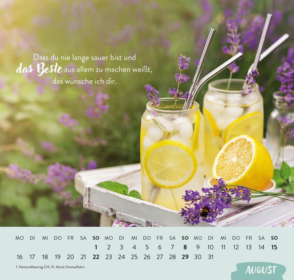 Weitere Ansicht: Wandkalender 2027: Was ich dir von Herzen wünsche