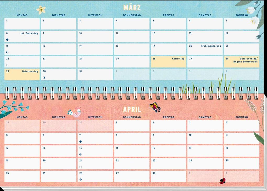 Weitere Ansicht: Tischkalender 2027 quer: Lebe wild und voller Wunder