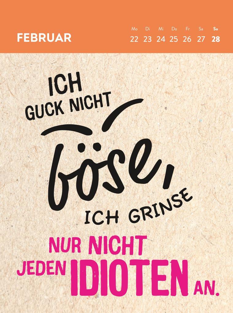 Weitere Ansicht: Wochenkalender 2027: Ich atme ein, ich raste aus
