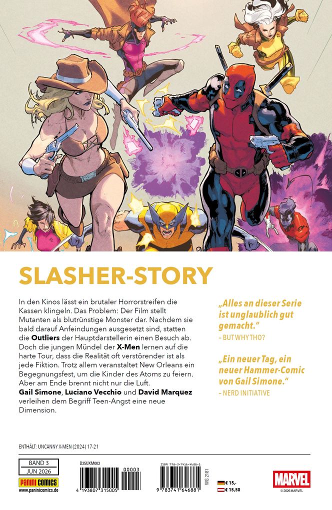 Weitere Ansicht: Uncanny X-Men - Neustart (2. Serie) | Gail Simone, Luciano Vecchio, David Marquez