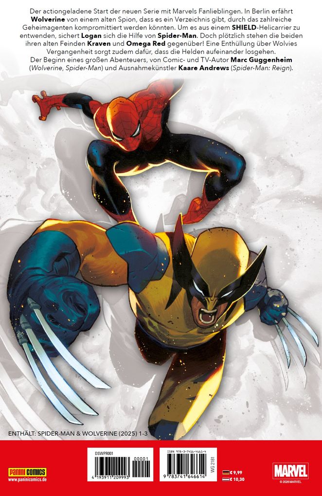 Weitere Ansicht: Spider-Man & Wolverine | Marc Guggenheim, Kaare Andrews