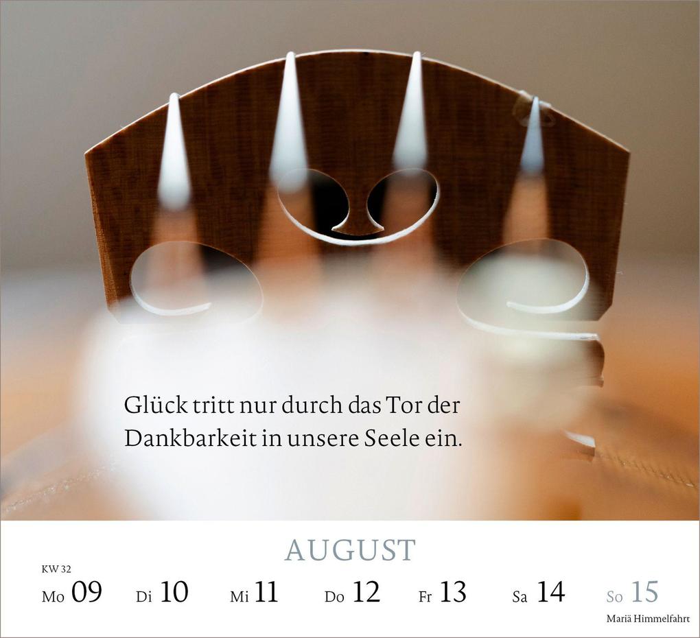 Weitere Ansicht: Wochenkalender 2027: In Resonanz | Martin Schleske