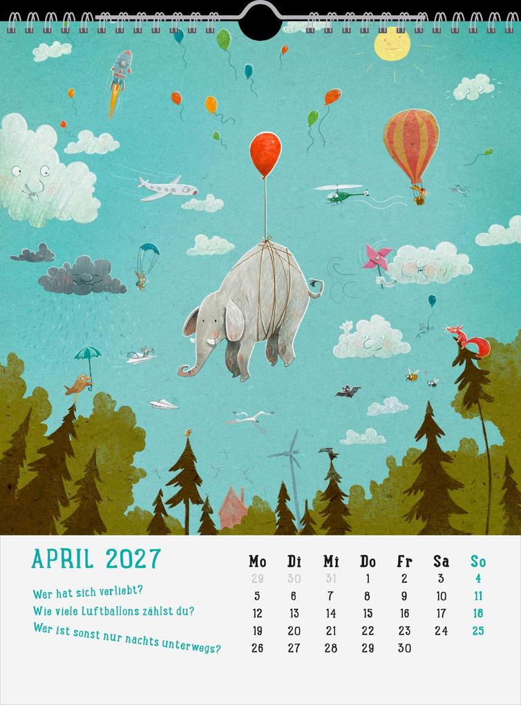 Weitere Ansicht: Wandkalender 2027: Mein Wimmel-Suchspaß Kinderkalender