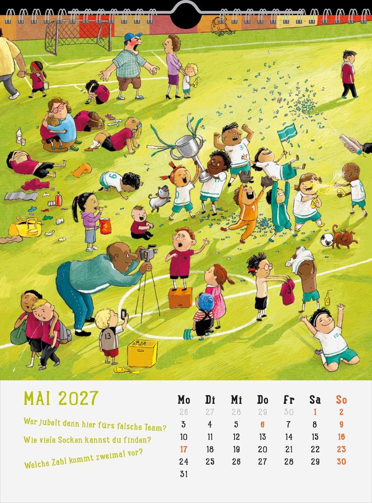 Weitere Ansicht: Wandkalender 2027: Mein Wimmel-Suchspaß Kinderkalender