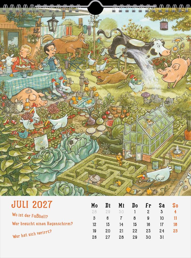Weitere Ansicht: Wandkalender 2027: Mein Wimmel-Suchspaß Kinderkalender