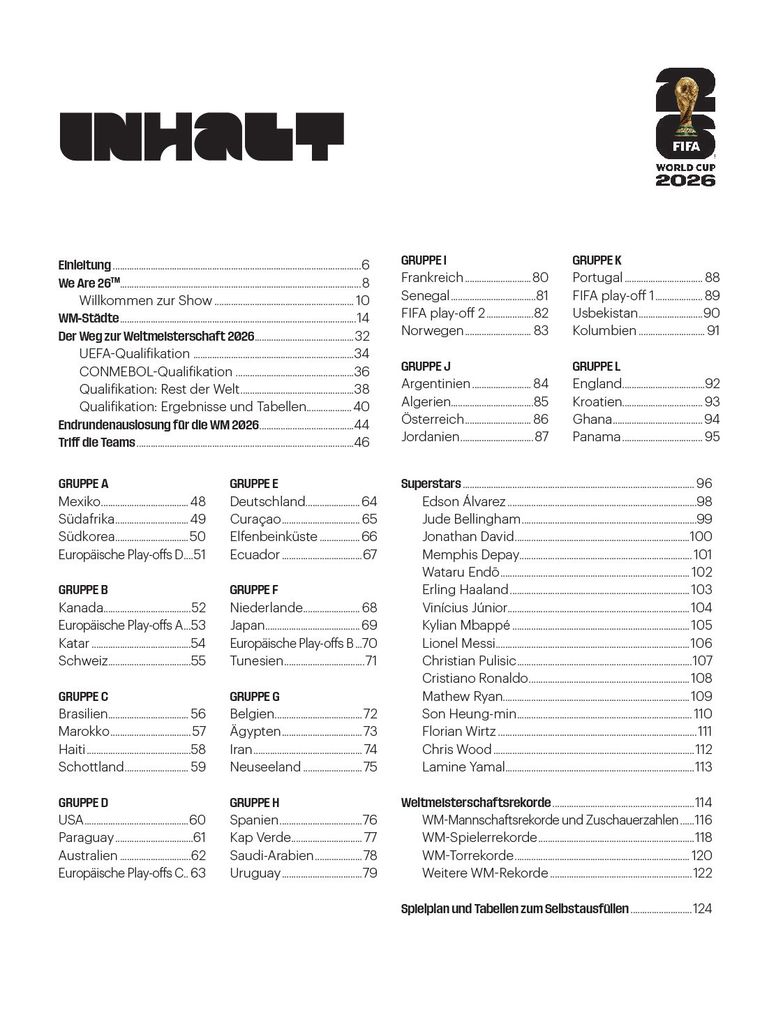 Weitere Ansicht: FIFA Weltmeisterschaft 2026 - Das offizielle Buch | Keir Radnedge