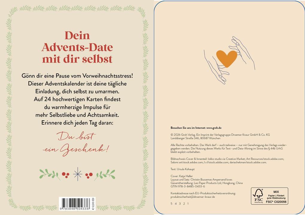 Weitere Ansicht: Dein Selbstliebe-Adventskalender | Ursula Kohaupt