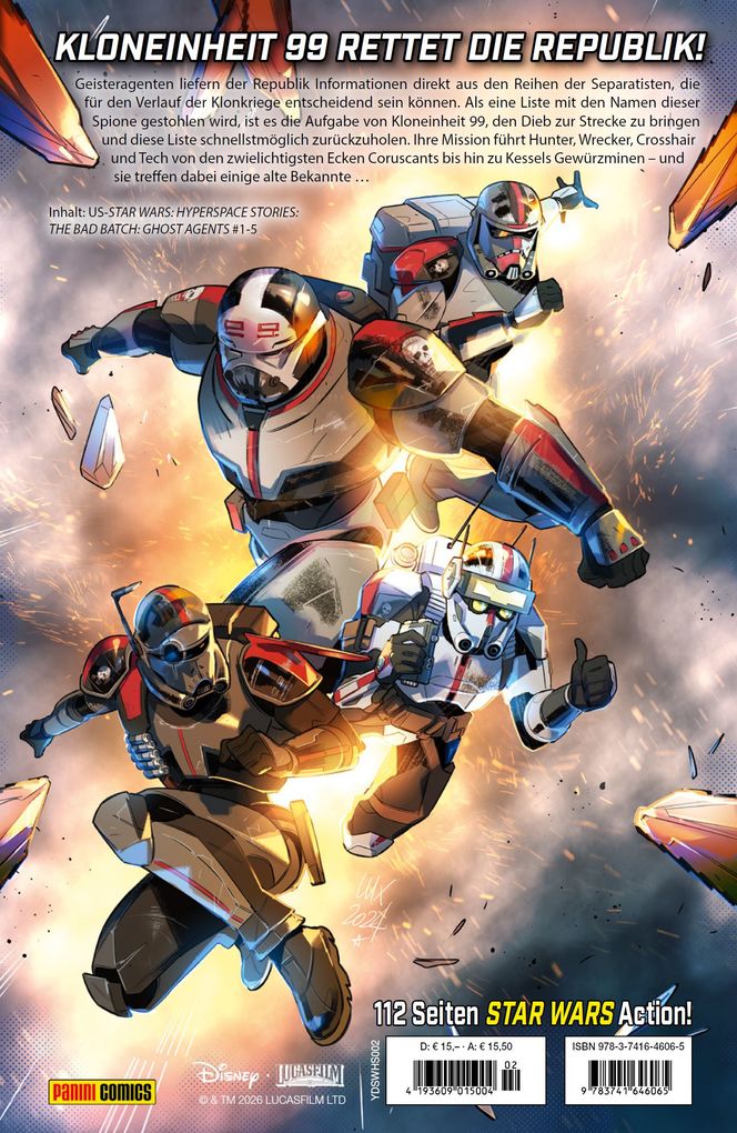 Weitere Ansicht: Star Wars Comics: The Bad Batch - Geisteragenten | Michael Moreci, Reese Hannigan, Elisabetta D'Amico