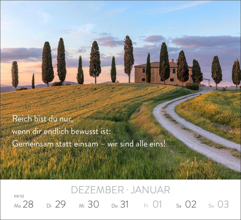 Weitere Ansicht: Wochenkalender 2027: Mit dem Herzen denken | Konstantin Wecker