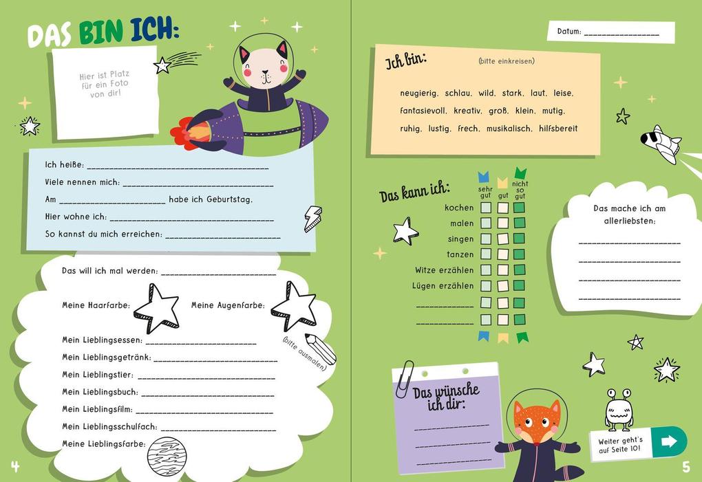 Weitere Ansicht: Meine Schulfreunde - Weltraum