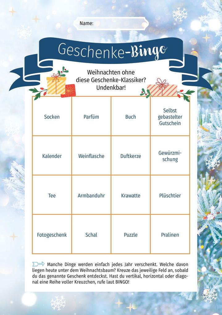 Weitere Ansicht: Weihnachts-Bingo | Julia Buck