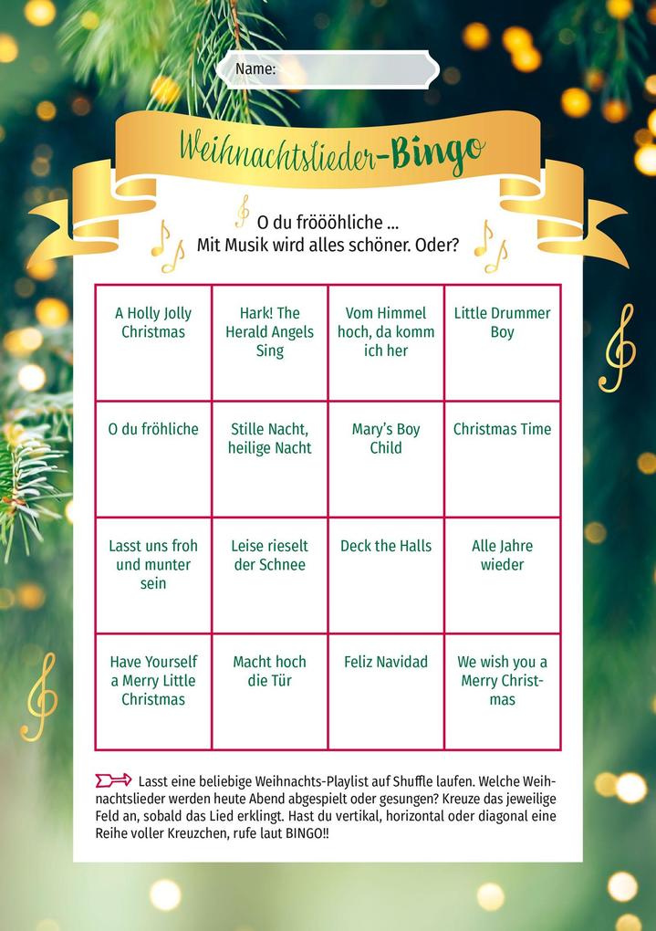 Weitere Ansicht: Weihnachts-Bingo | Julia Buck